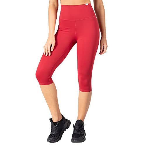 SMILODOX Damen Capri Leggings Caprice - 3/4 Hose im Shaped Fit mit high...