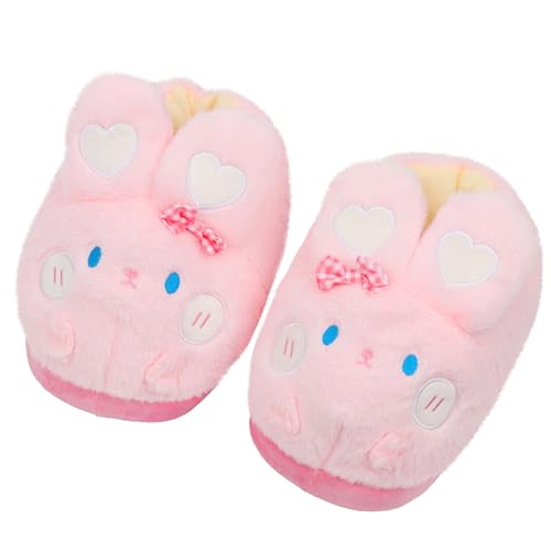 Image of Women Animal Slippers Cute Plush House Shoes Warm Novelty Cartoon | Slippers Gifts for Birthday Christmas