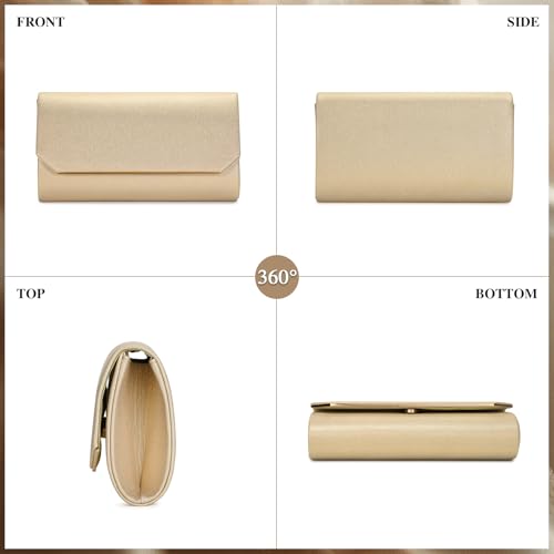 Image of UBAYMAX Clutch Purses for Women Formal Dressy Evening Handbags Crossbody | Sparkly PU Leather Envelope Clutch Bag Fancy Small Shoulder Bag for Wedding Party Cocktail Prom Engagement Formal Occasions