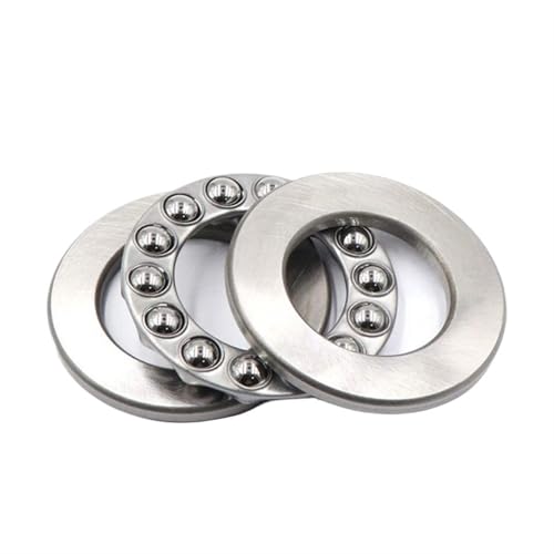 EFDBPNYM 2-4pcs Plane Thrust Bearing 51100 51101 51102 51103 51104 51105 51106 51107(2pcs,51101 12x26x9mm)
