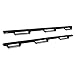 Westin 56-5346852 HDX Stainless Drop Wheel to Wheel Nerf Step Bars fits 2019-2023 Silverado Sierra 1500 Crew Cab (5.5ft Bed) Textured Black 1 Pair