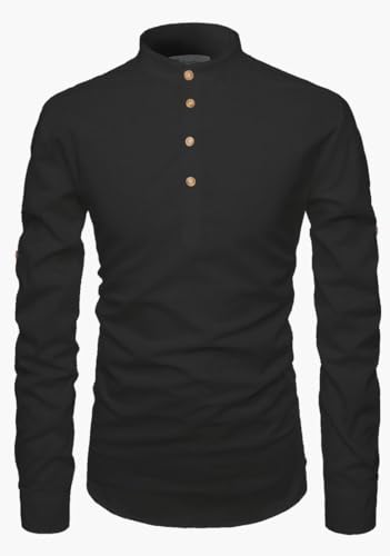 Image of Men's Cotton Blend Short Playful Mix Color Kurta - Pack 2
