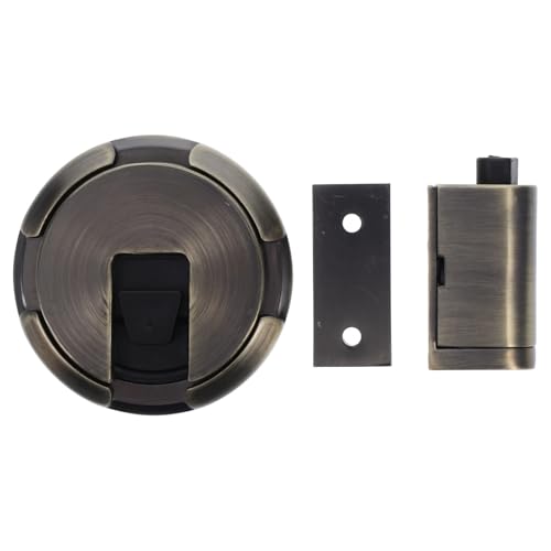 WRITWAA Tope de Puerta Mecánico Resistente al Viento Mecanismo Retráctil Ajustable, Aleación de Zinc, Fácil Instalación sin Taladro para Puertas y Paredes en Dormitorios y Oficinas