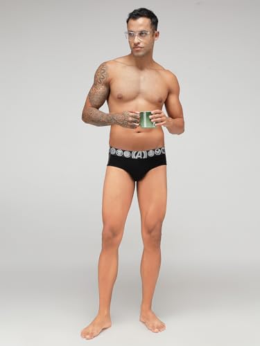 Image of Zoiro Men's Brief | Soft Band | Soft No-Marks Elastic | Breathable Innerwear | Pack of 1 | Color May Vary