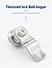 MS705 Tongue Lock Crescent Distribution Box Lock Industrial Equipment Door 304 Stainless Steel Lock 20x22 1Pcs