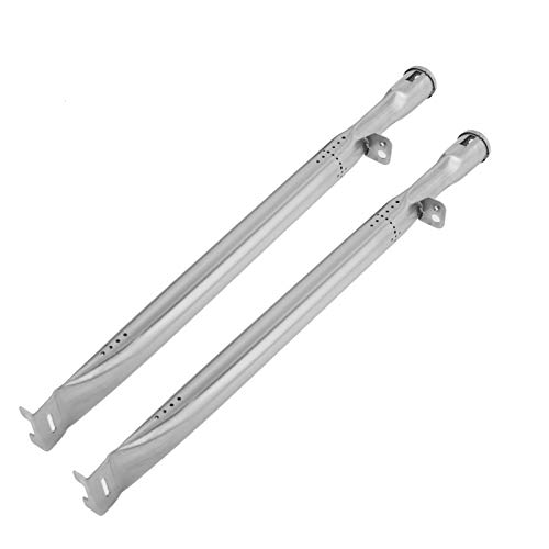 Bbqration Replacement Kit For Dyna-Glo Dgf350Csp Dgf350Csp-D, 2-Pack Porcelain Steel Heat Plate Heat Tent And 2-Pack Stainless Steel Burner Replacement Parts For Dyna-Glo Grill Dgf350Csp #TOP4