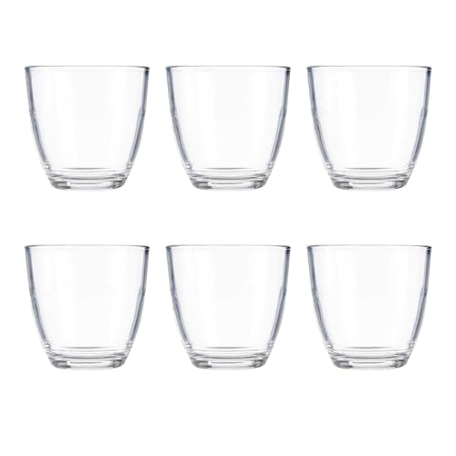 Set 6 vasos cortado 170ml colección VIVALTO