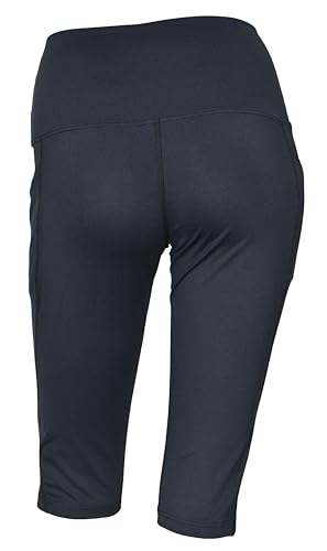 Private Island Women UPF 50+ Board Shorts Side Pockets Pants Swimsuit Beach Bathing Swim Rash Guard Yoga Bottom (RM5PP+NP)4