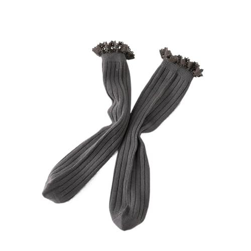 Ruffle socks 2pcs Girls Socks Knee High Lace Ruffle Long For Kids Cotton Toddlers Stocking Soft