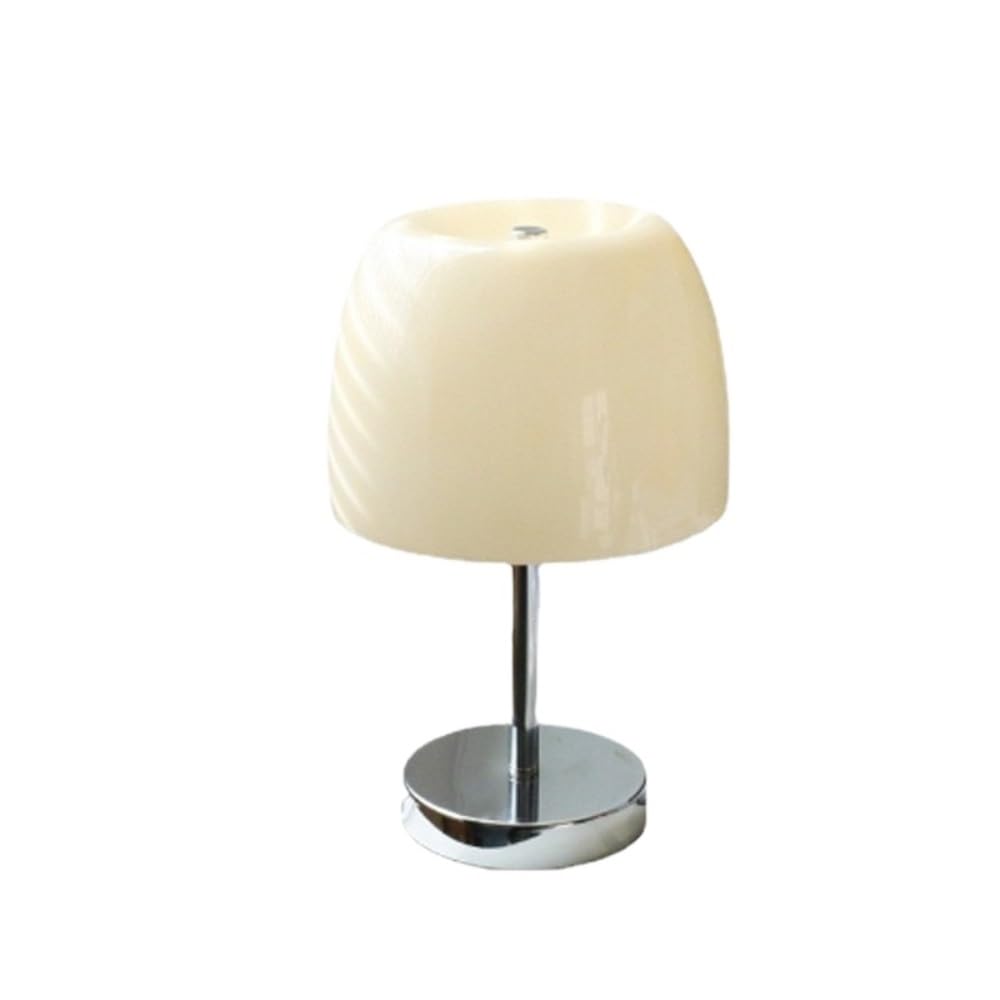 Lampada in vetro a fungo Bauhaus, luce notturna ambientale sul | Design Bauhaus, paralume in vetro a forma di fungo, USB, luce ambientale, arredamento della(Yellow)