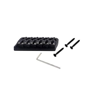 Alnicov Chevalet à 6 cordes pour guitare électrique/cordes traversant le corps - Les Beatles, Paul McCartney, John Lennon, RIngo Starr, George Harrison Alnicov Chevalet à 6 cordes pour guitare électrique/cordes traversant le corps – Image 6