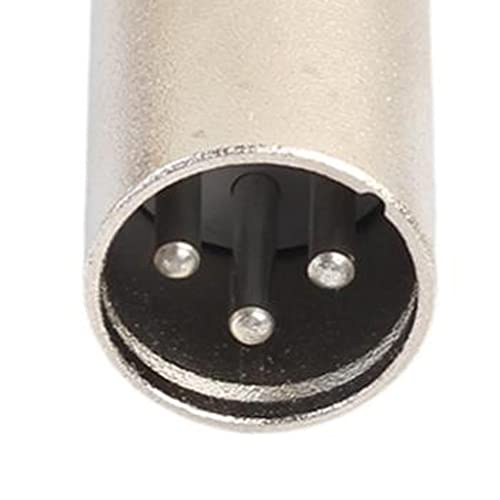 Image of 3 Pin XLR Male to Female Jack Plug Audio Adapter Converter Coupler 75 x 20 x 16mm