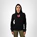 Fox Racing Women's Fox Head Fleece Pullover Hoodie, Black/Pink, X-Large
