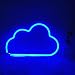 Cloud Neon Light, Cute Neon Cloud Sign, Battery or USB Powered Night Light as Wall Decor for Kids Room, Bedroom, Festival, Party (Blue)