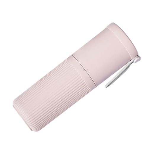 Portaspazzolino da viaggio - Porta dentifricio organizer da portatile contenitore scatola portaspazzolino da campeggio con coperchio da