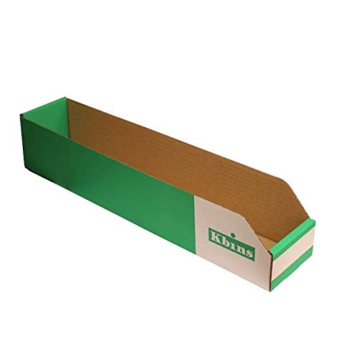 Pack of 50 K Bins - 100mm High Cardboard Storage/Picking Bins (500 x 100mm - A5010)