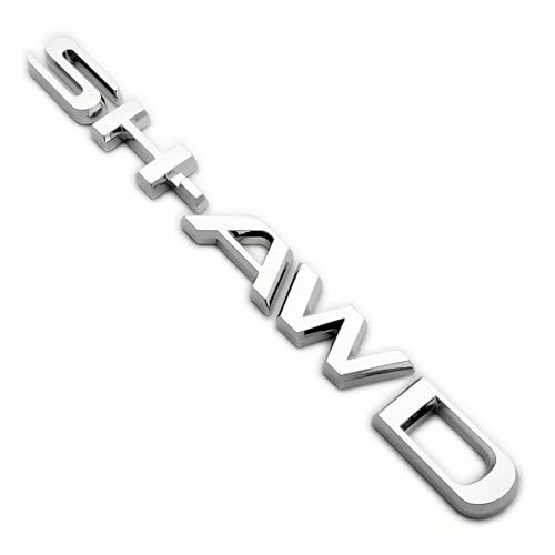 Image of 1pc 2017-2022 SH-AWD Tailgate Trunk Lid Badge Logo Emblem Nameplate (Chrome)