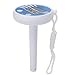 Sanfiyya Termometro Spa, termometro Piscina Calibro a Temperatura Solare Digitale con Stringa per Piscina per Vasca idromassaggio per laghetta del laghetto Digitale Termometro