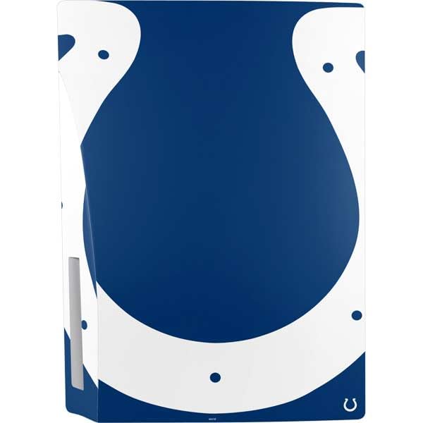 Skinit Decal Gaming Skin Compatible with PS5 Bundle - Officially Licensed NFL Indianapolis Colts Large Logo Design