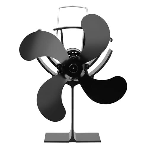 Ventilateur de poêle silencieux 4 pales pour diffuser la chaleur - 7