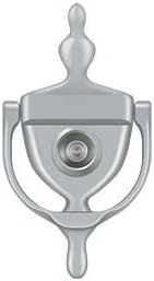 Deltana DKV630U26D Door Knocker with Door Viewer Brushed Chrome