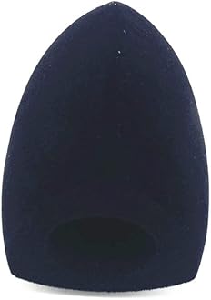 Customized Flocking Microphone Sponge Printing Logo Covers Mic Windscreen Foam Windshield For TV Stations Reporters Interview (Black)