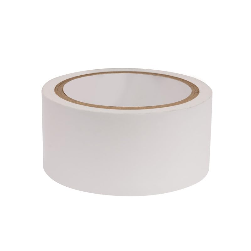 Image of DM TAPES Floor Marking Tape for Safety | Self Adhesive Tape | Multipurpose Marking Tape, for Warehouses and Commercial Use | (White)