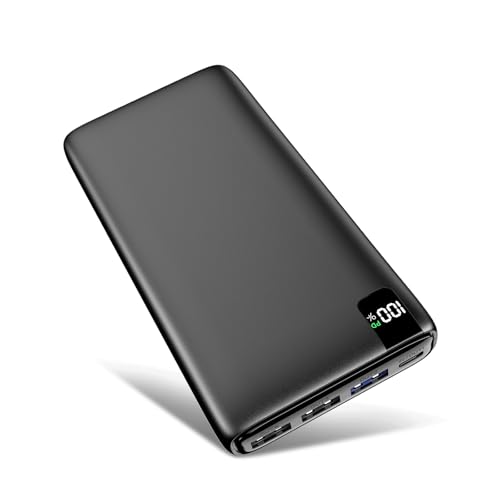 Power Bank 26800mAh Externer Handyakku, Riapow 22,5W USB C Schnelllade Powerbank, 4 Ausgänge Tragbares Ladegerät mit LED-Anzeige, Handy Ladegerät for Smartphone, Tablet Power Bank 26800mAh Externer Handyakku, Riapow 22,5W USB C Schnelllade Powerbank, 4 Ausgänge Tragbares Ladegerät mit LED-Anzeige, Handy Ladegerät for Smartphone, Tablet