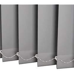 Cortinas Verticales Screen Cortina Lamas Verticales Gris,Persianas Verticales para Ventanas,Persianas Venecianas Verticales con Aislamiento Térmico,Cortinas De Lamas De Tela,para Salón Terraza Oficina,W×H-130x240cm/51x94in