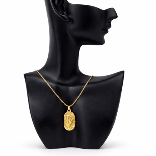 Image of RIDHVEE Anti-Tarnish Gold Plated Pendant Necklace for Women & Girls | Skin Friendly Lightweight Fashion Jewellery | Elegant Minimalist Chain Necklace & Gifting