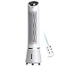 Przenosny Klimatyzator Wieza Air Cast Cooler Portable Oscyfier Oscyling Mobile Desk Single Cool For Sypials Office salon z odległym wentylatorem wieży (Color : White)