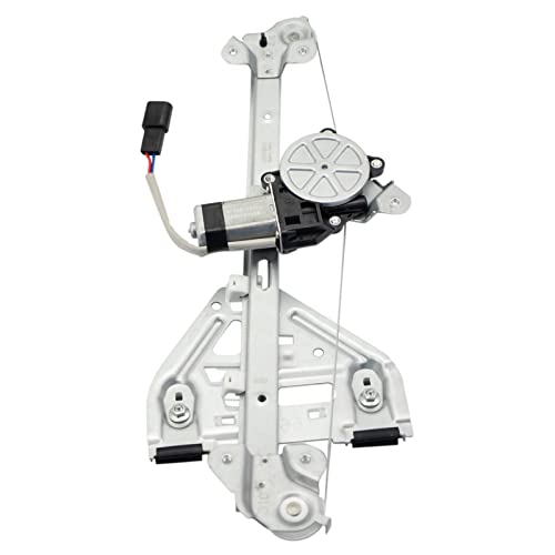 Image of TRQ Rear Right Power Window Regulator & Motor Assembly Passenger Side Compatible with 2003-2007 Cadillac CTS GM1551120