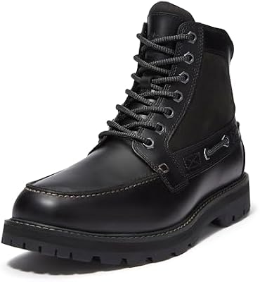Timberland Men's Britton Road MID LACE UP BOOT, BLACK, 14 Wide