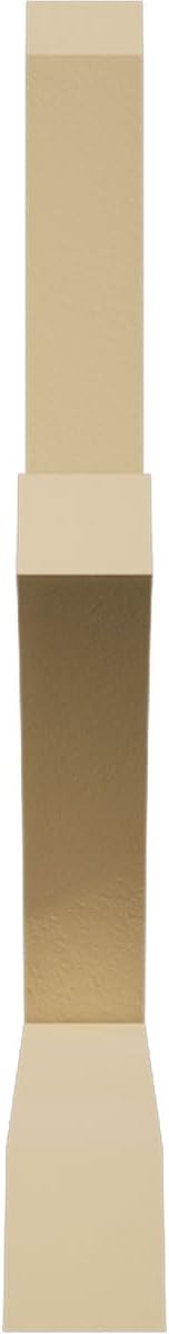 72"W x 39"H x 4"D x 4"F, 13/12 Pitch, Redmond Signature Urethane Gable Bracket, Primed Tan