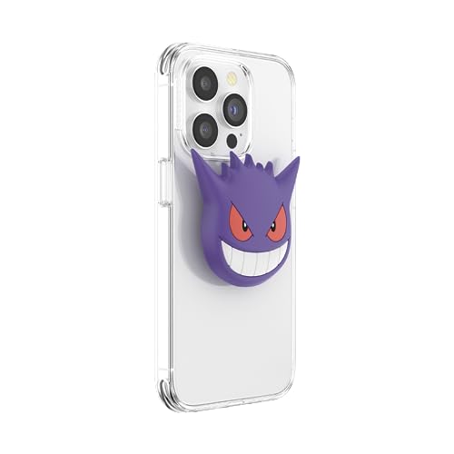 Image of PopSockets Adhesive Phone Grip, Holder, Phone Stand, Pokemon - Gengar Face