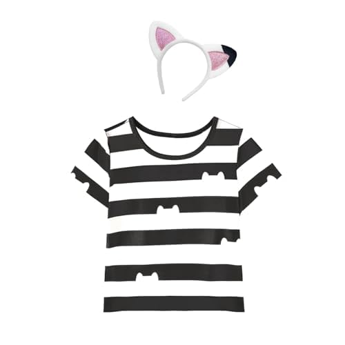 Girls Cat House T Shirt for Girls, Dress up for Christmas and Birthday Party