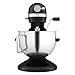 KitchenAid Artisan 5KSM60SPX 5.6L Bowl-Lift Stand Mixer, 11 Speeds & Soft Start, Heavy Duty Full Metal Construction, Kneads 3.7kg Dough, Makes 11 Dozen Cookies, Matte Black
