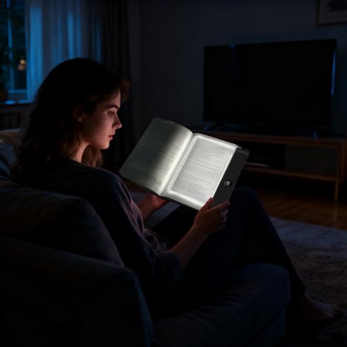 Lámpara de libro recargable contra la fatiga visual nocturna 7
