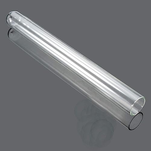 Glass Test Tube 100 pcs 12x75mm with Rim Borosilicate Glass Automatic Machine Made Glassware for Scientific Laboratory use