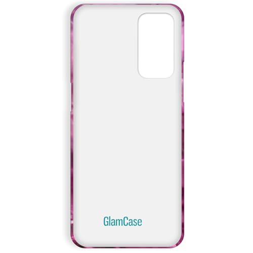 Coque OnePlus 9 Pro originale plastique dur fin marbré rose GlamCase - 6