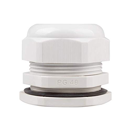 BC-PG-48-G, Cable Gland, 34 to 44mm Cable Dia, 60mm Cutting-Hole, Nylon, Gray Color