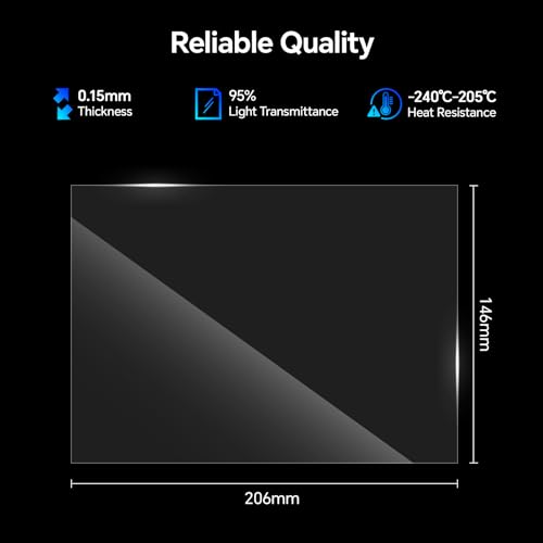 Image of ELEGOO 3 PCS PFA Release Liner Film for ELEGOO Mars 4 Resin 3D Printer