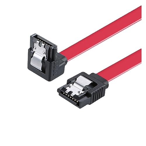 Cable SATA 3.0 para disco SSD HDD, 0.4 m, rojo