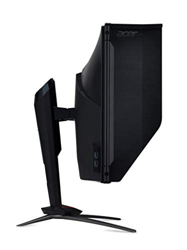 Image of acer Predator XB273K Pbmiphzx 27 inch UHD (3840 x 2160) IPS Monitor with NVIDIA G-SYNC, VESA Certified Display, HDR400, Quantum Dot, 144Hz, DCI-P3, Delta E<1 (Display Port & HDMI Port)