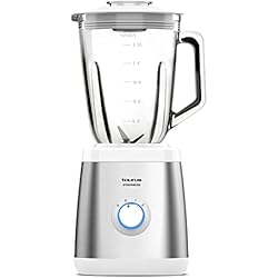 Jarra Batidora Taurus Magnum 1000 Taurus Optima Pure 1500 - Batidora de vaso, 1500W, jarra cristal graduada, 1.5L capacidad, pica hielo, 2 velocidades + Turbo, cuchillas de acero inoxidable desmontables, libre BPA