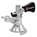 Kegco KC KT1104W-Keg Coupler German Slider A System Ergonomic Lever Handle, Stainless Steel Probe