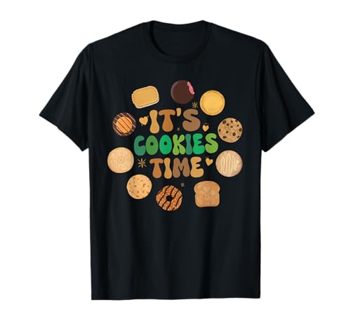 It's Cookie Time Scout para niñas Cookie Girls Camping Family Camiseta