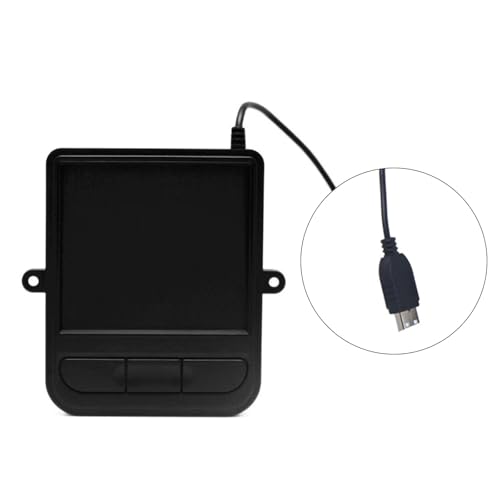 Embedde - Panel táctil USB de tres botones con capacidades táctiles para sistemas de automatización industrial, durabilidad, cable USB, Trackball industrial