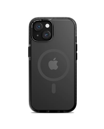 Image of DailyObjects Polycarbonate Case for iPhone 15 Compatible with Mag-Safe Wireless Charging,Black Nimbus Slim Shockproof Back Cover