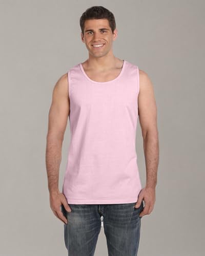 Image of Comfort Colors Ringspun Garment-Dyed Tank, Small, BLOSSOM